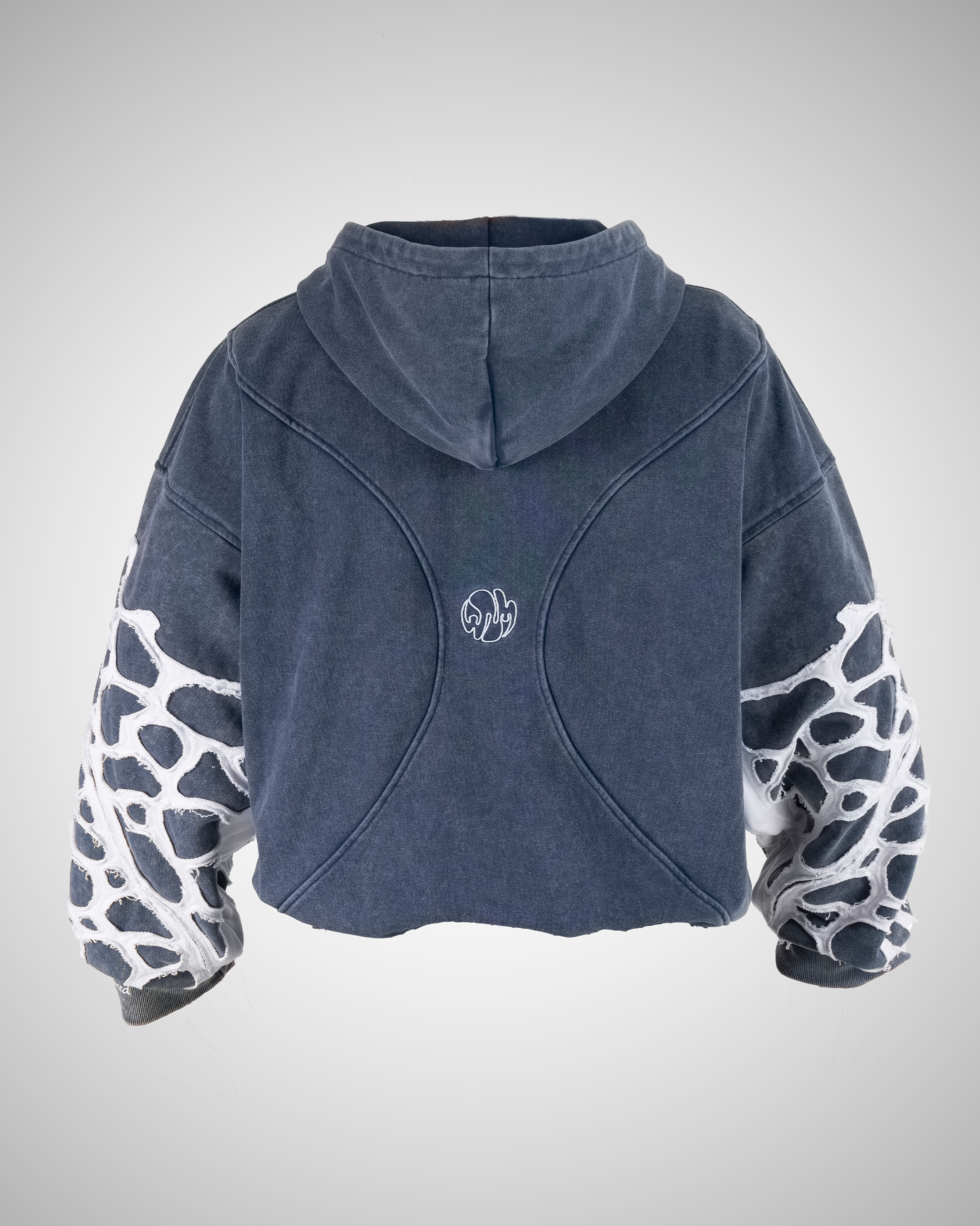 Whispering Waves ZIP-UP BLUE